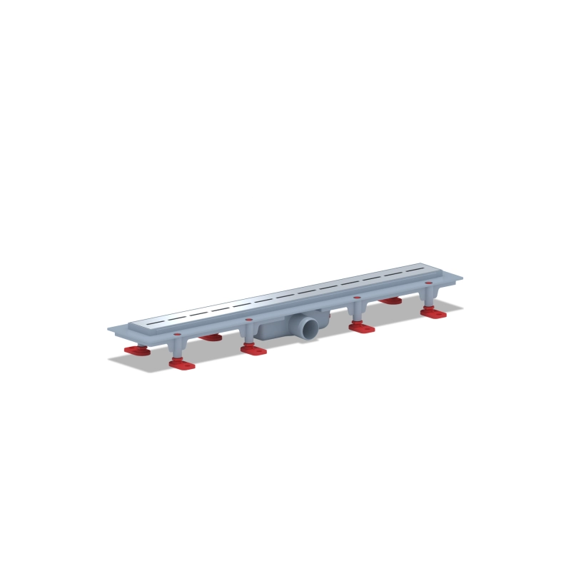 АНИ ПЛАСТ TLQ1565G Трап пласт.лин.сух.вып 40 реш.н/сталь, глянец. КИЛЬ 650