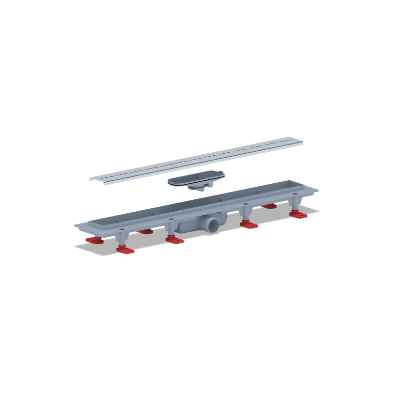 АНИ ПЛАСТ TLQ1565M Трап пласт.лин.сух.вып 40 реш.н/сталь, матовая. КИЛЬ 650