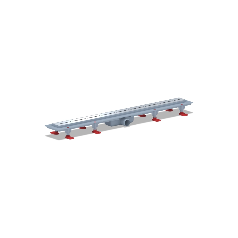 АНИ ПЛАСТ TLQ1585G Трап пласт.лин.сух.вып 40 реш.н/сталь, глянец. КИЛЬ 850