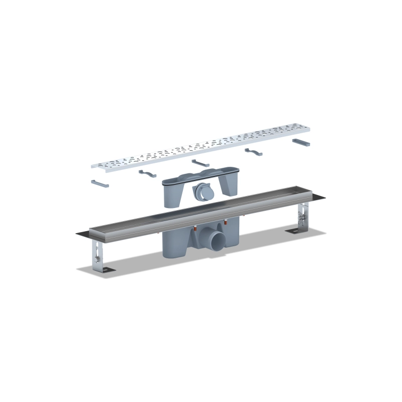 АНИ ПЛАСТ TLZ2365G Трап из н/стали c комб.затв. Бриз 650 мм вып. 50 мм, глянец