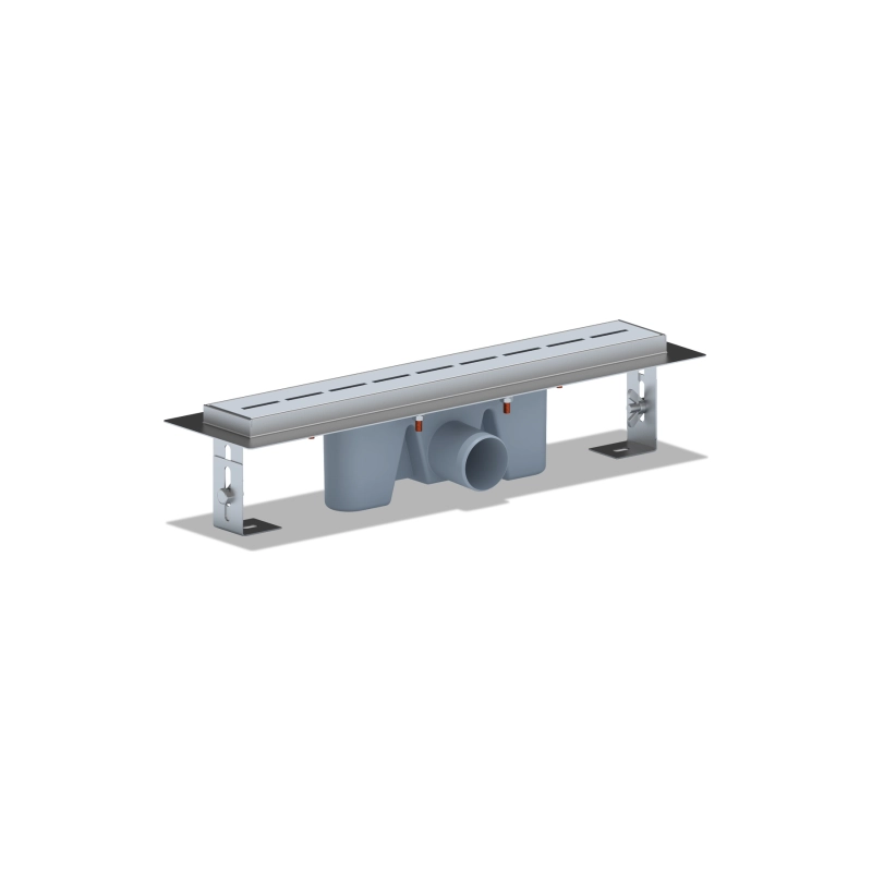 АНИ ПЛАСТ TLZ2545M Трап из н/стали c комб.затв. Киль 450 мм вып. 50 мм, матовая