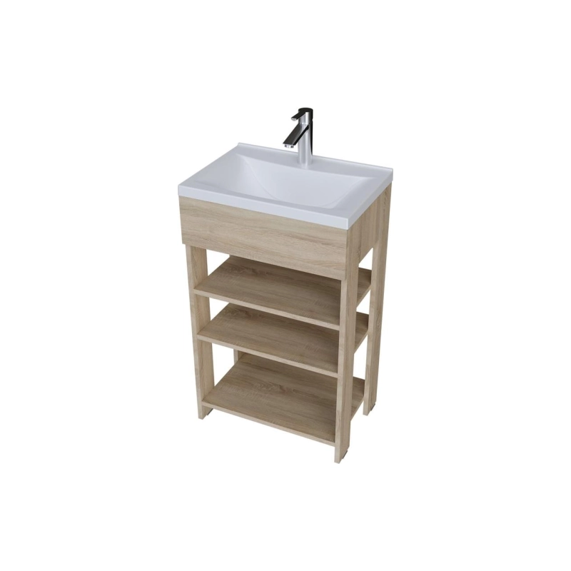 Тумба с раковиной Revo 50H 3полки Дуб Сонома