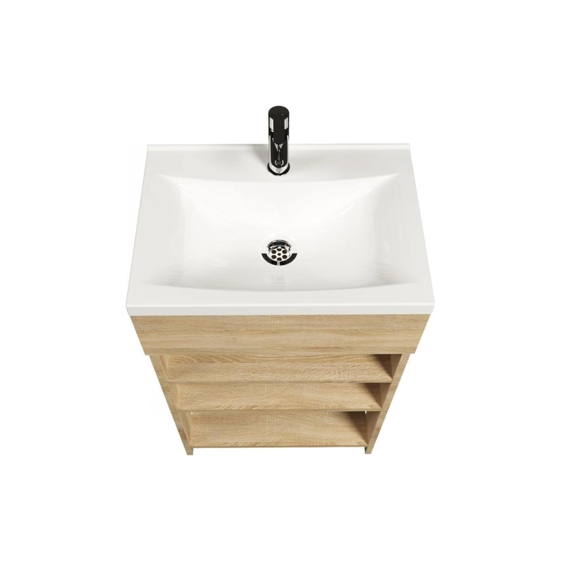 Тумба с раковиной Revo 50H 3полки Дуб Сонома