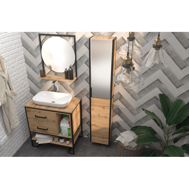 Зеркало круг. Grunge Loft 60П