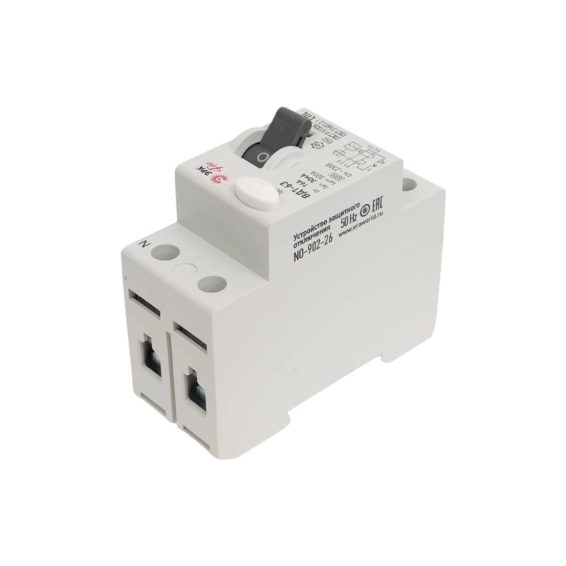ЭРА Устройство защ. отключ. эл-механическое NO-902-26 16А 30мА ВД1-63 2P+N