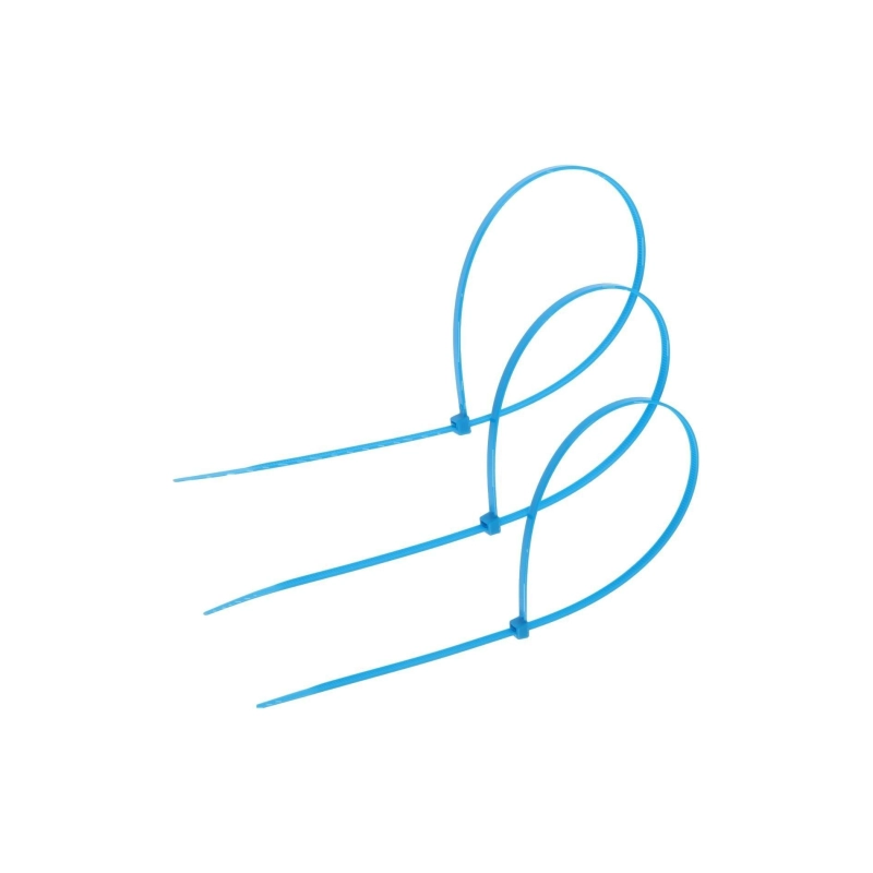 СЛ Хомут нейлон.ТУНДРА krep 4.8х400 мм, синий (100 шт) (2393911)