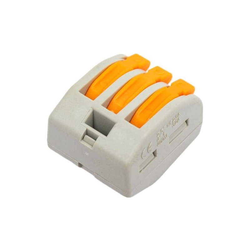 ЭРА Клемма монтажная 0,08-2,5мм СМК 413 с рычагом 3отв.