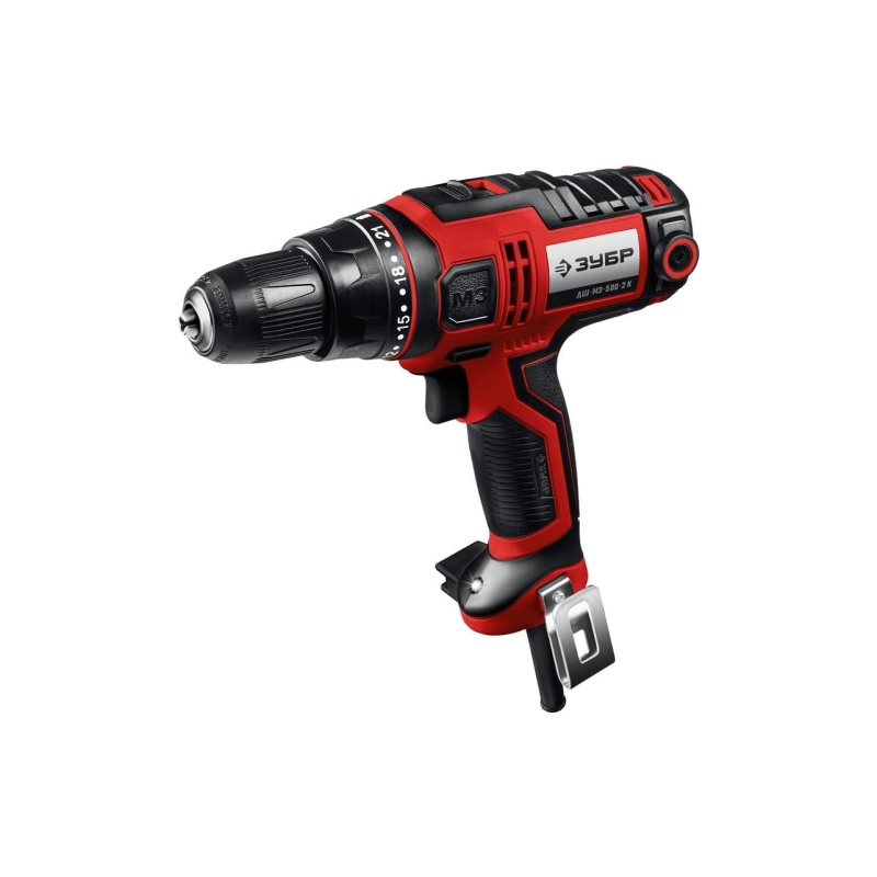 Дрель-шуруповерт ЗУБР 500 Вт, 45 Н·м, сетев., кейс (ДШ-М3-500-2 К