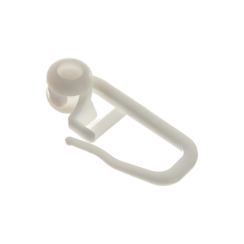 Зажим шторный на кольцо белый магеллан (100шт)