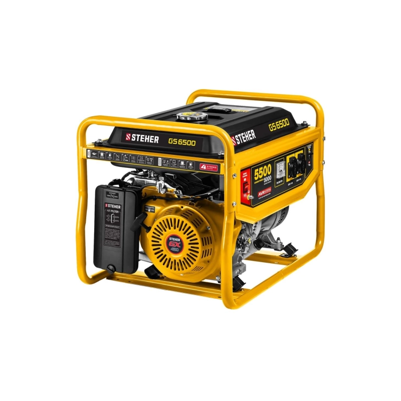 Бензиновый генератор 5500Вт STEHER (GS-6500)