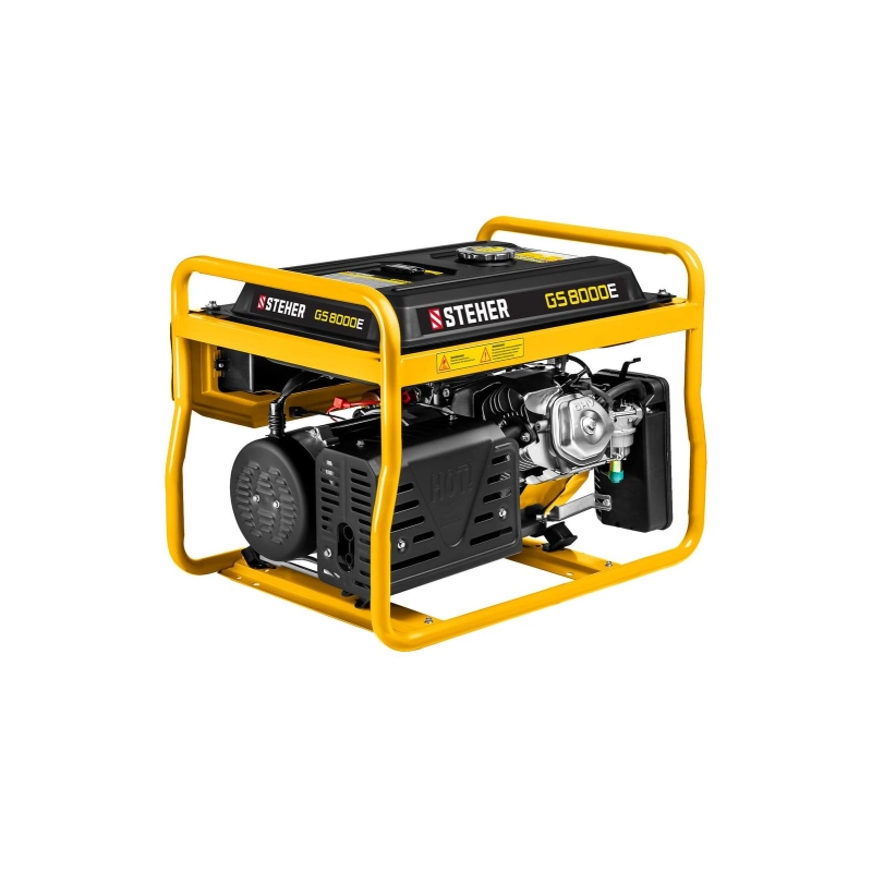 Бензиновый генератор с электростартером 7000Вт STEHER (GS-8000E)