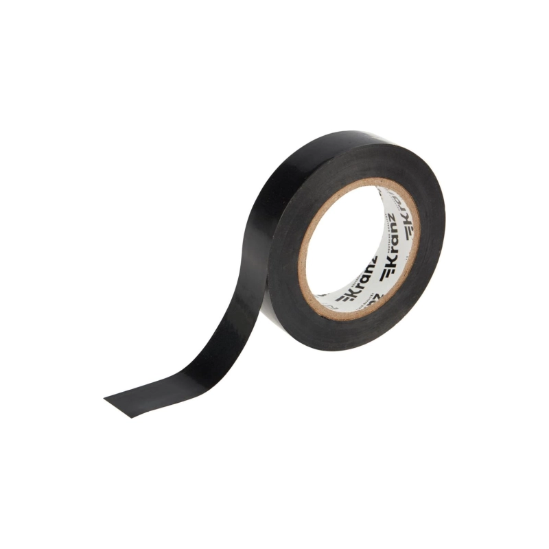 Изолента ПВХ KRANZ 15мм*20м черная