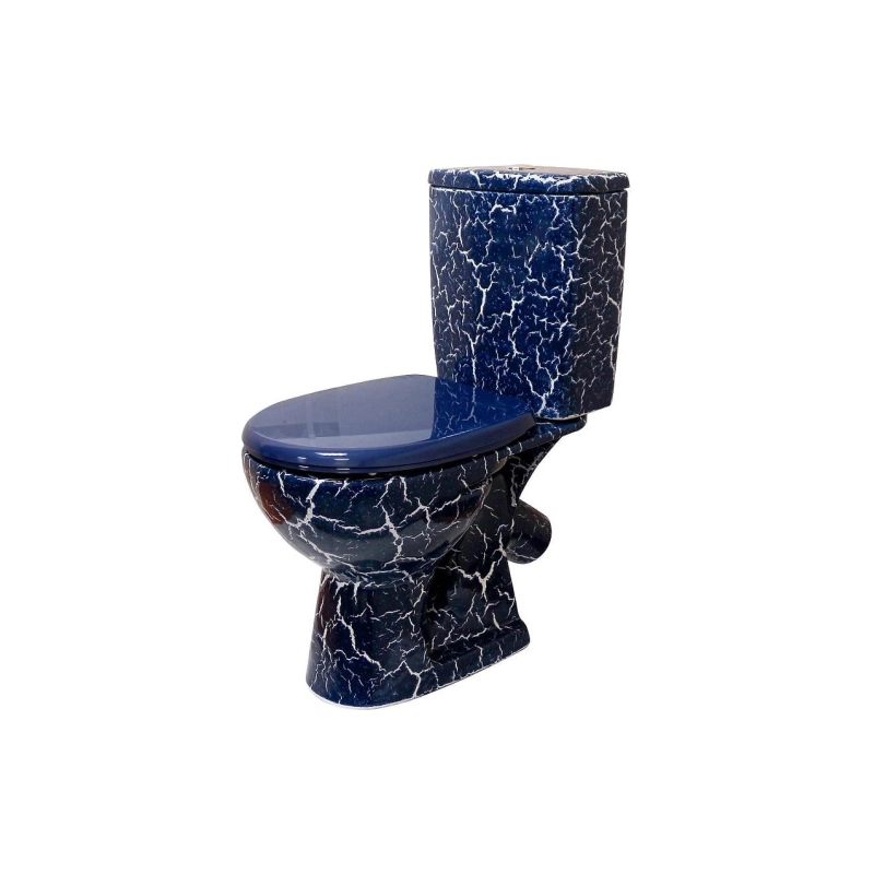 Унитаз в компл. УЮТ син. кракелюр с сид. АРМ фит 3/6