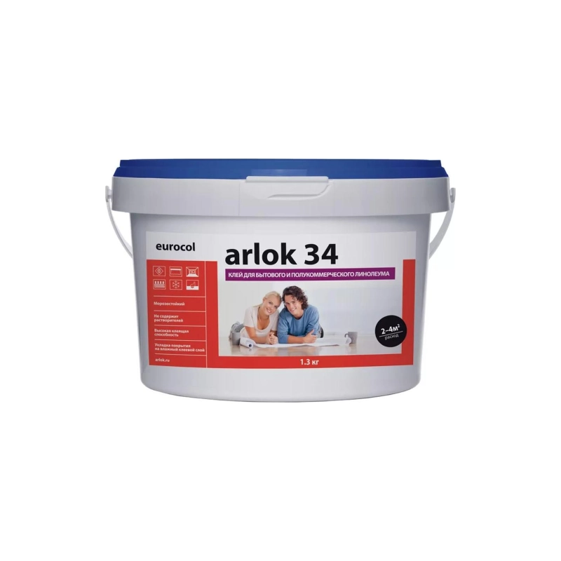 Клей Arlok 1,3кг водно-дисперсионный (34)