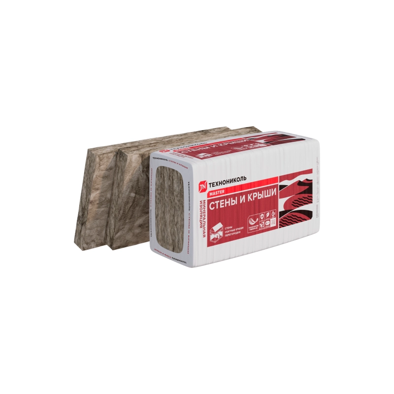 Плиты Технониколь Стены И Крыши 1000*610-100 (1уп.=4шт.2,44м.кв./0,244м.куб)