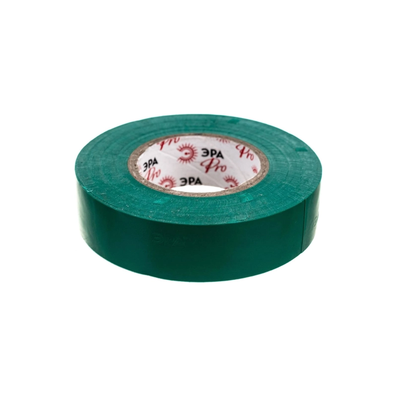 Изолента ПВХ ЭРА Профессиональная 19мм*20м зеленая