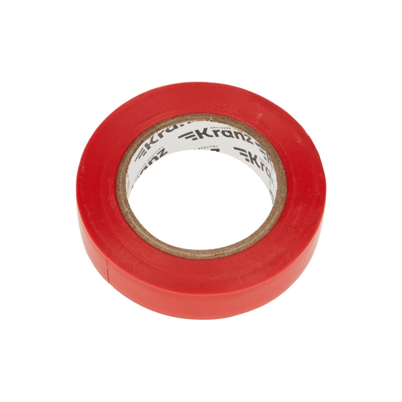 Изолента ПВХ KRANZ 15мм*20м красная