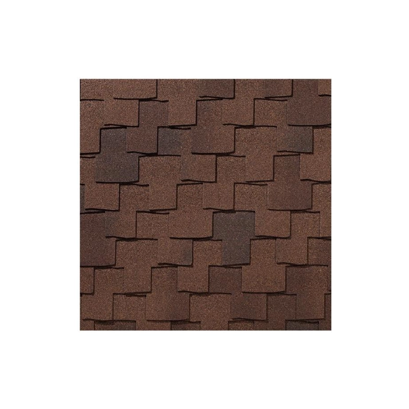 Битум.черепица P-F-62 Roofshield Премиум Фьюжн Мускатный орех (2,25м.кв.)