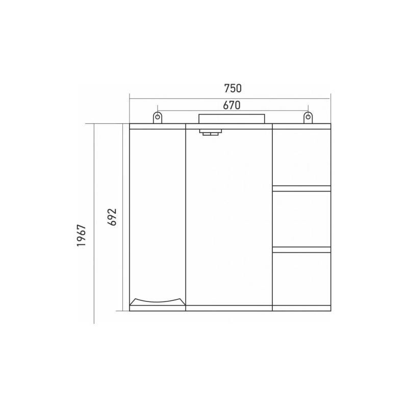 Шкаф навесной 
