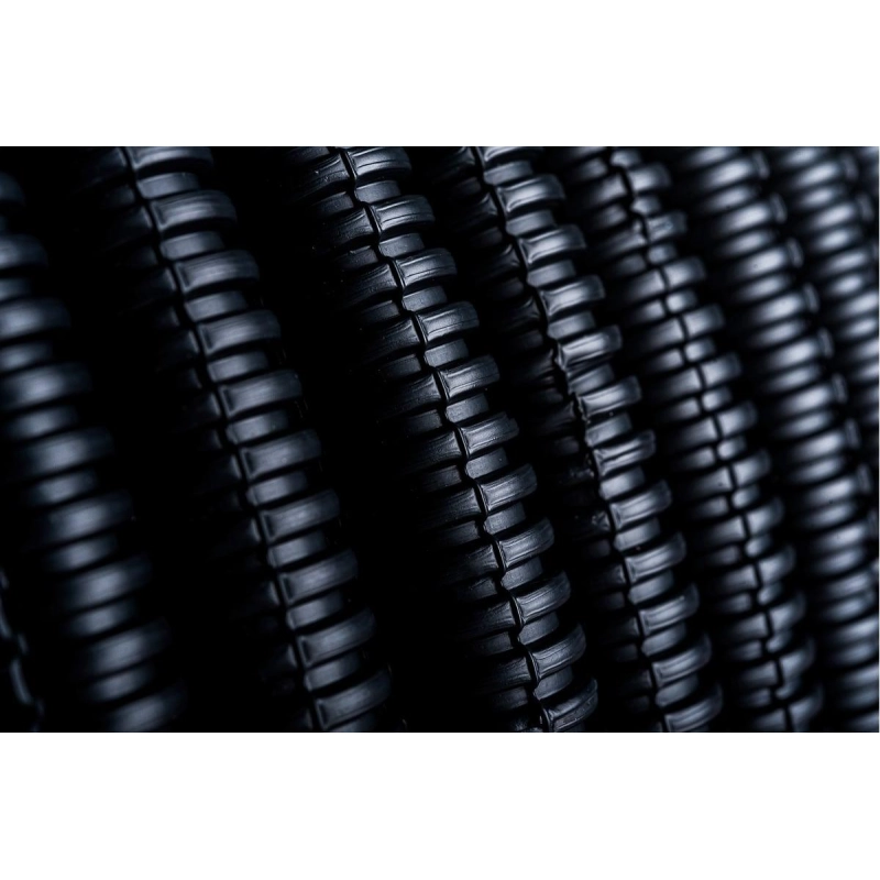 REXANT Гофратруба ПНД D16 с зондом черная м