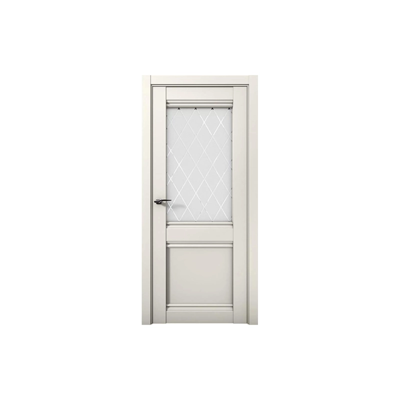 Полотно дверное ПАРМА 1211 ПП Магнолия (слоновая кость эмалит), стекло 700*2000