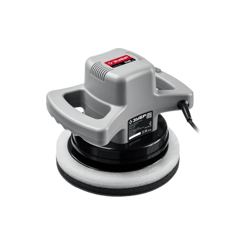 Полировальная машина ЗУБР АВТО 140 Вт, d240 мм (ЗПМ-240)