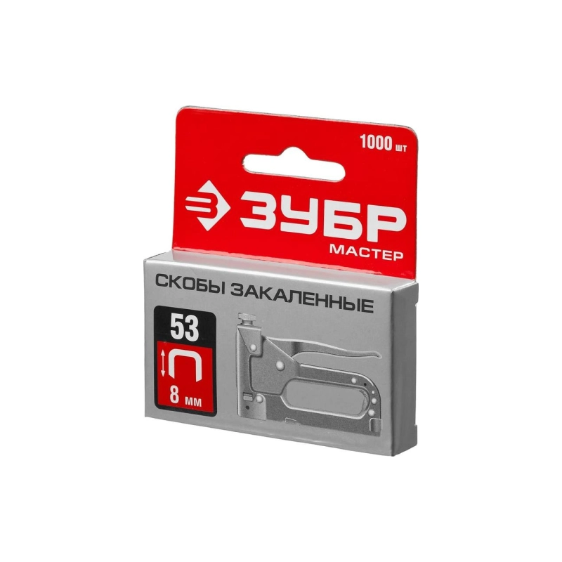ЗУБР Скобы д/степлера тип 53, 8 мм (1000 шт) (31625-08)