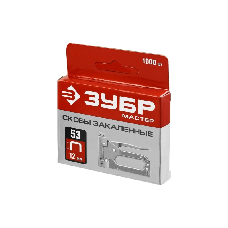ЗУБР Скобы д/степлера тип 53, 12 мм (1000 шт) (31625-12)