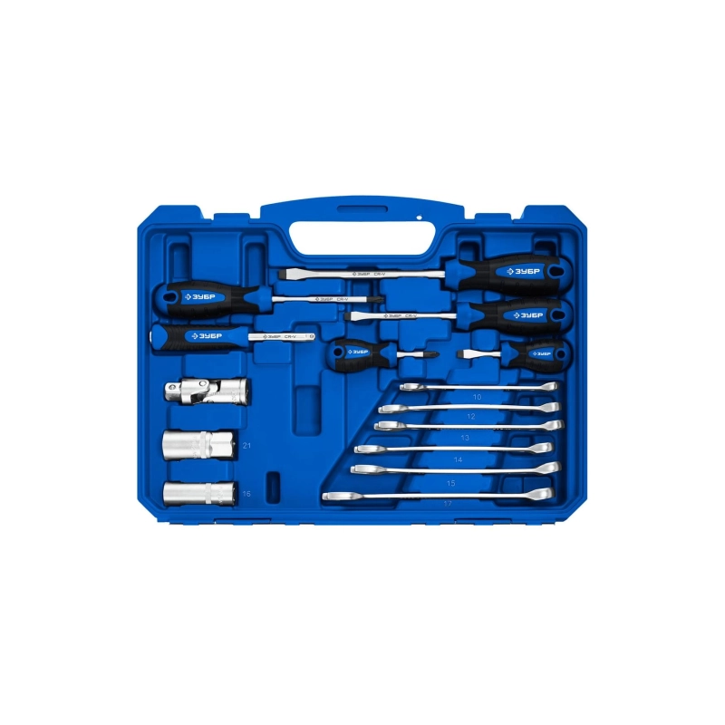 ЗУБР Набор инструментов Универсал-63, 63 предм, универс., Профессионал (27670-H58)