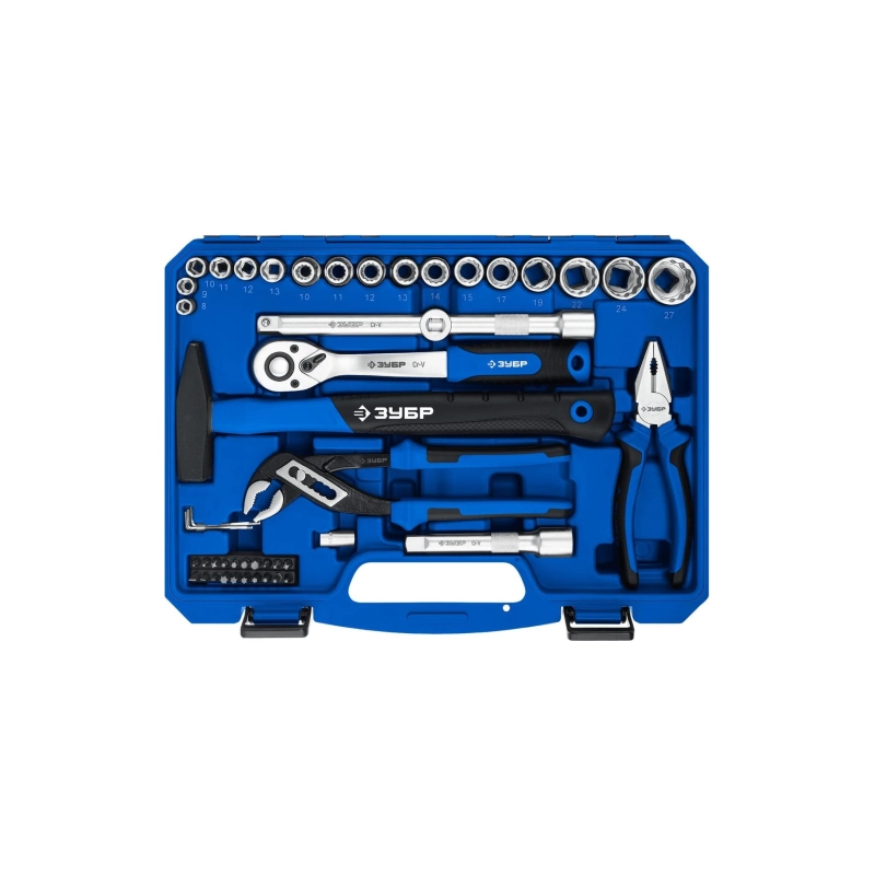 ЗУБР Набор инструментов Универсал-63, 63 предм, универс., Профессионал (27670-H58)
