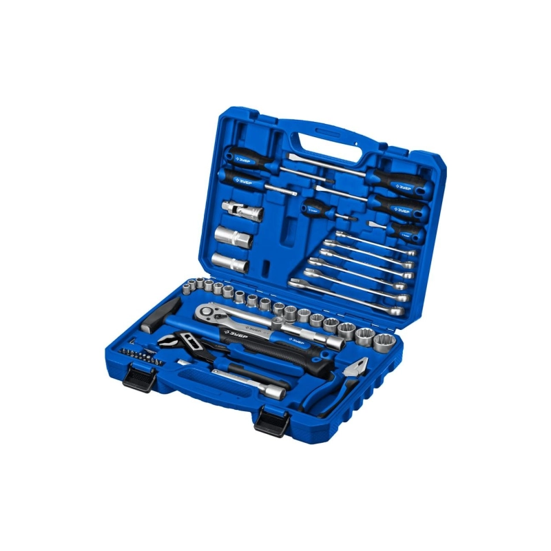 ЗУБР Набор инструментов Универсал-63, 63 предм, универс., Профессионал (27670-H58)