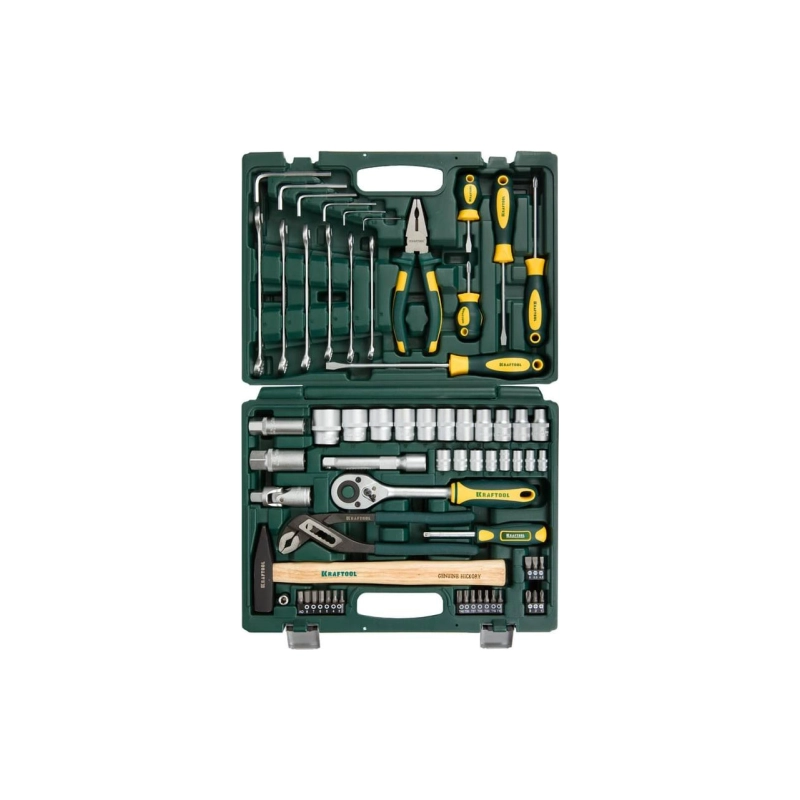 ЗУБР Набор инструментов KRAFTOOL EXTREM-66, 66 предм, универс. (27976-H66)