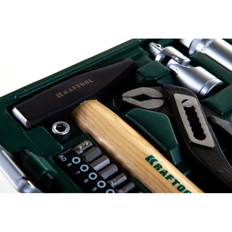 ЗУБР Набор инструментов KRAFTOOL EXTREM-66, 66 предм, универс. (27976-H66)