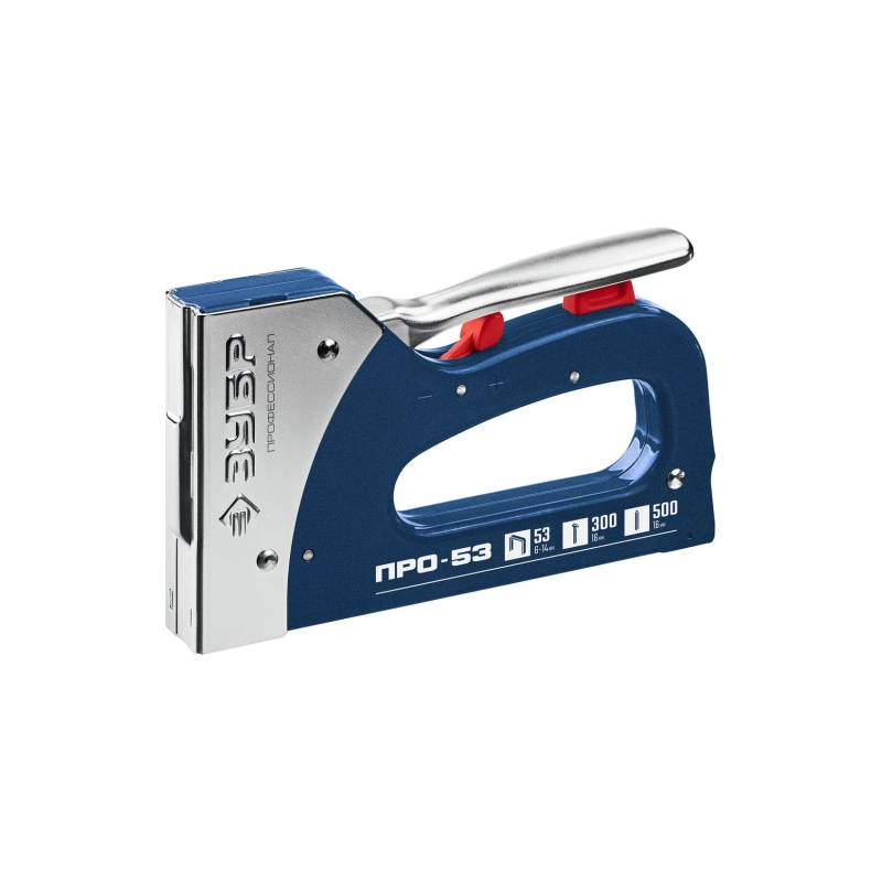 ЗУБР Степлер стальной рессорный Профессионал Про-53, тип 53 (6-16 мм) (31523)