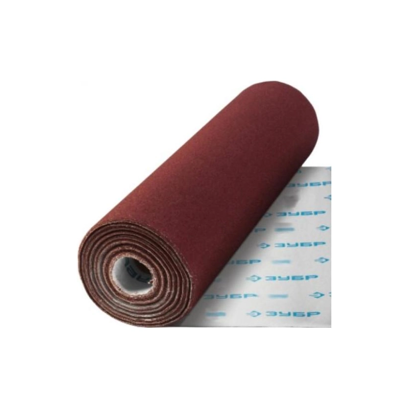 ЗУБР Шкурка шлифовальная Р100, 800 мм, на ткан. основе, водост. Профессионал (30м) (35501-100)