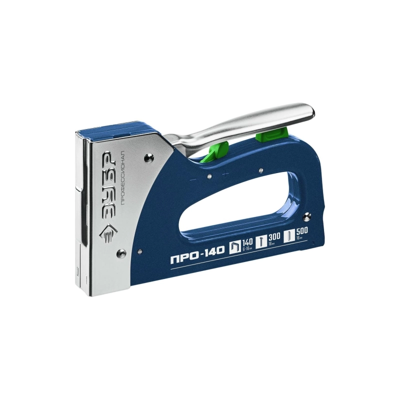 ЗУБР Степлер стальной рессорный Профессионал Про-140, тип 140 (6-16 мм) (4-31573)