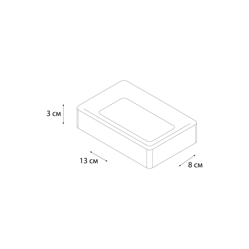Мыльница Fixsen TEXT FX-230-4