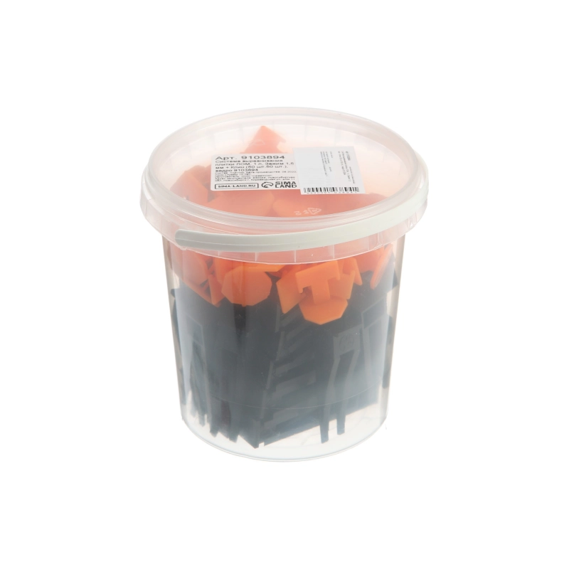 СЛ Система выравн. плитки ЛОМ, 1 л, Зажим 1,5 мм + Клин (50 шт./50 шт.) ведро (9103894)