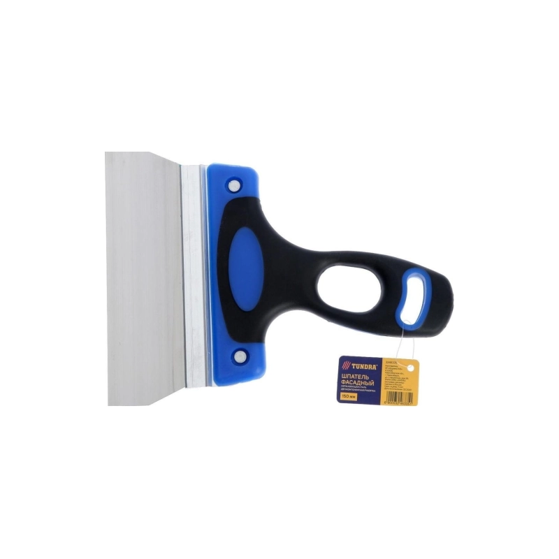 СЛ Шпатель фасадный ТУНДРА 150 мм, нержав сталь, двухкомп.рукоятка (3246335)