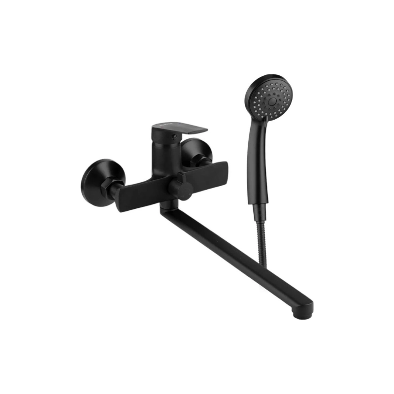 Р167 Смеситель Potato ванна унив.с плоск.прям.излив Р22167-6