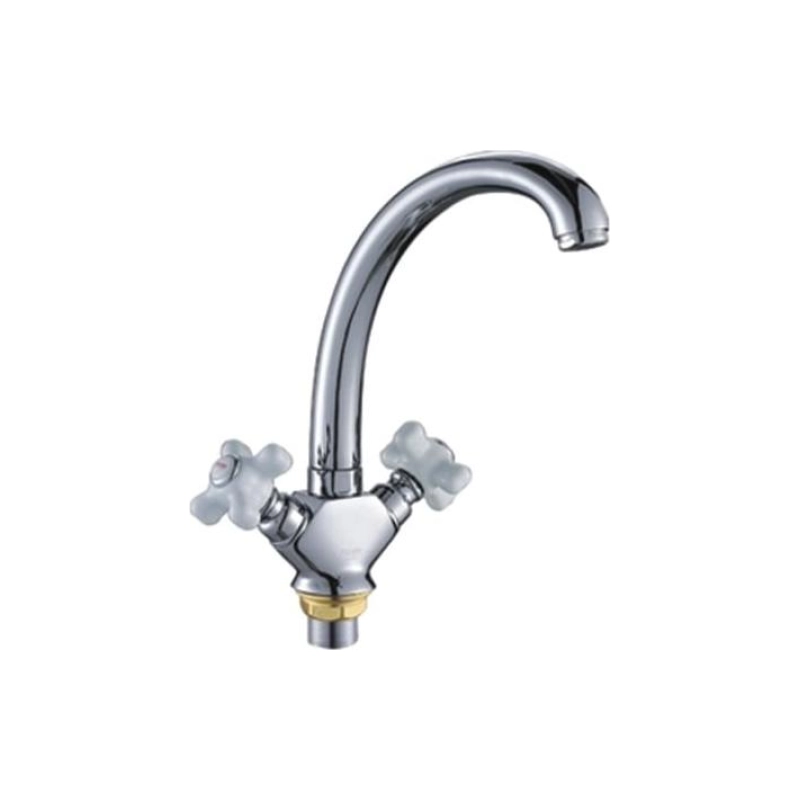 Смеситель Potato д/кухни высок.излив.(крепл.гайка) P4963