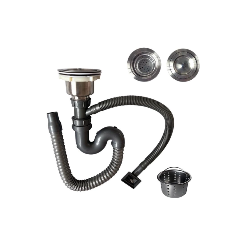 Мойка настол. монтаж 75*46 (3,0) вып 3 1/2 21,5см с сифоном (сатин) Mixline PRO