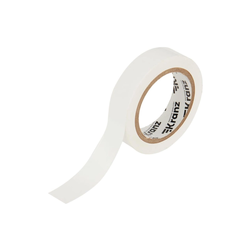 Изолента ПВХ KRANZ 15мм*10м белая
