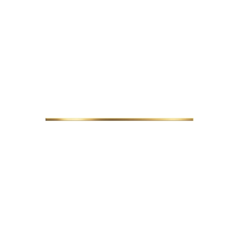 Бордюр Listello Gold BW0LIS09 13*740 (70 шт в уп)