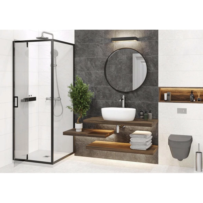 Плитка настенная Grafito Dark WT15GRF07R 246*740 (7 шт в уп/53,508 м в пал)