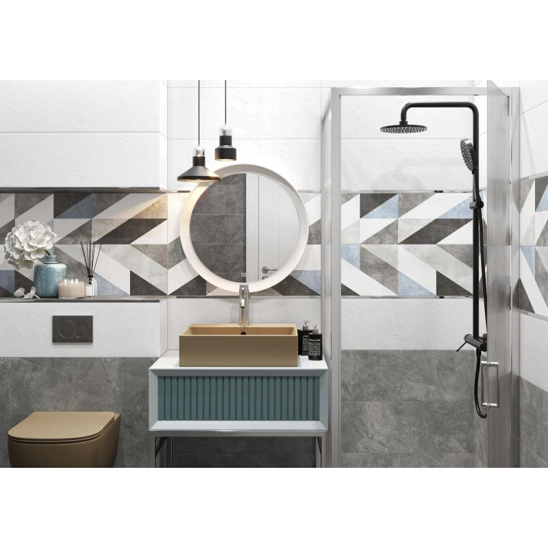 Плитка настенная Leon White WT15LEN00R 246*740 (7 шт в уп/53,508 м в пал)