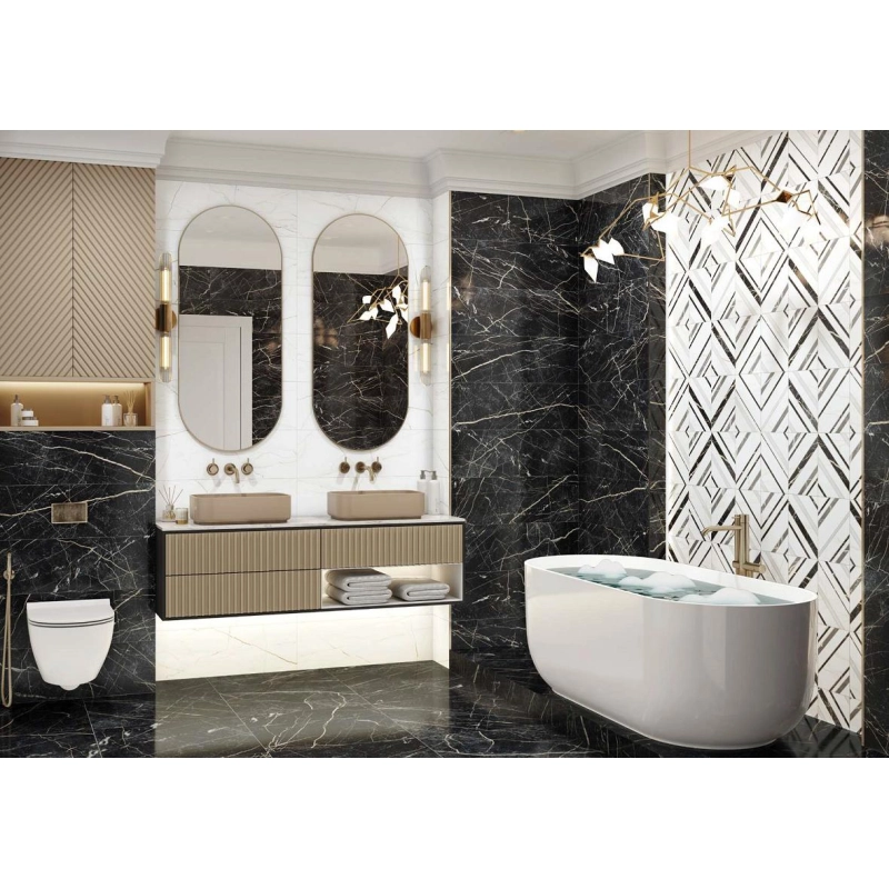 Плитка настенная Bohema White WT15BHM00R 246*740 (7 шт в уп/53,508 м в пал)