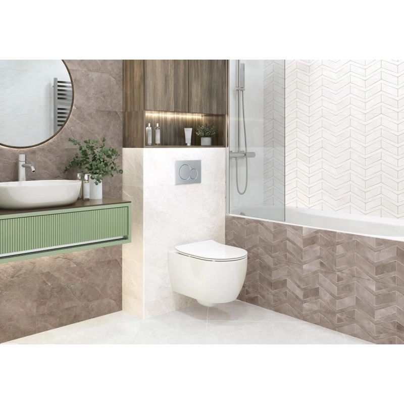 Плитка настенная Evan White WT15EVA00R 246*740 (7 шт в уп/53,508 м в пал)