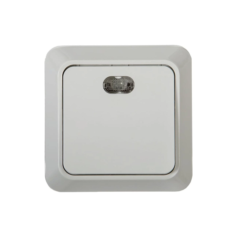 Выключатель BOLLETO 1-й бел. IN HOME