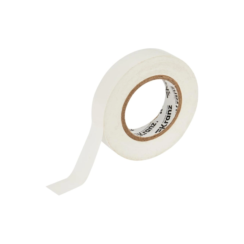 Изолента ПВХ KRANZ 15мм*25м белая
